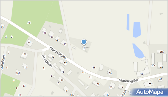 Sominy, Sosnowa, 2, mapa Sominy