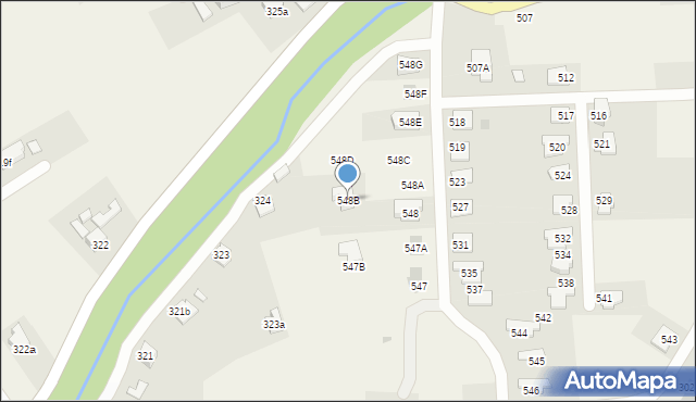 Sonina, Sonina, 548B, mapa Sonina