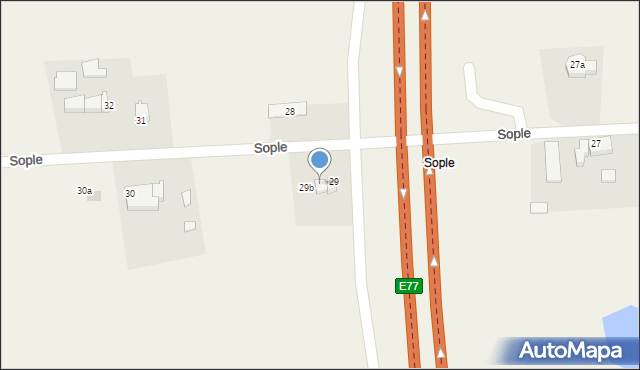 Sople, Sople, 29a, mapa Sople