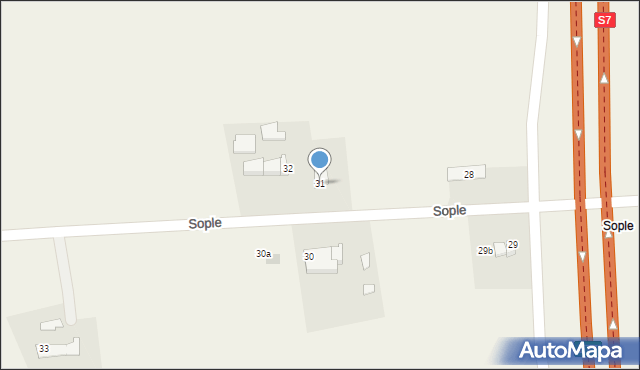 Sople, Sople, 31, mapa Sople