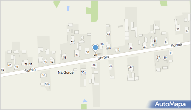 Sorbin, Sorbin, 48, mapa Sorbin