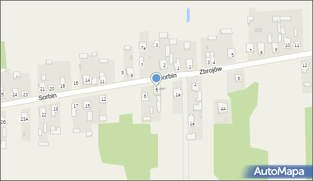 Sorbin, Sorbin, 5, mapa Sorbin