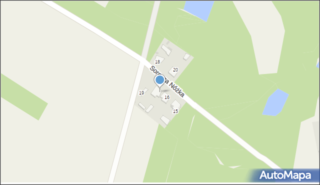 Sorocza Nóżka, Sorocza Nóżka, 17, mapa Sorocza Nóżka