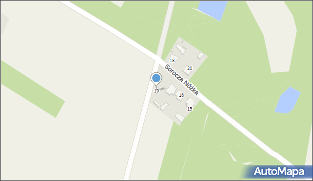 Sorocza Nóżka, Sorocza Nóżka, 19, mapa Sorocza Nóżka