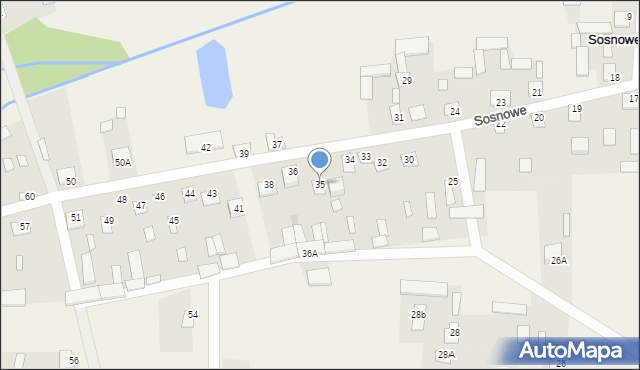 Sosnowe, Sosnowe, 35, mapa Sosnowe