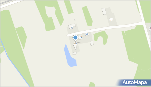 Sosnowe, Sosnowe, 80, mapa Sosnowe