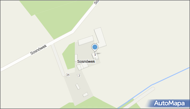 Sosnówek, Sosnówek, 4, mapa Sosnówek