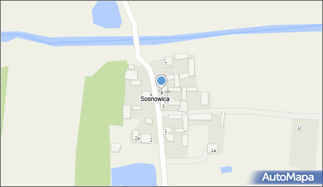 Sosnowica, Sosnowica, 4, mapa Sosnowica