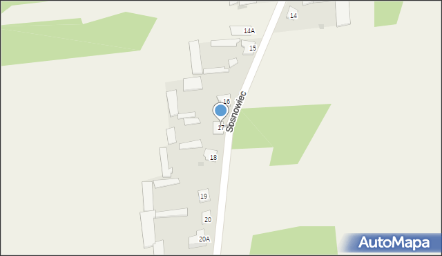 Sosnowiec, Sosnowiec, 17, mapa Sosnowca