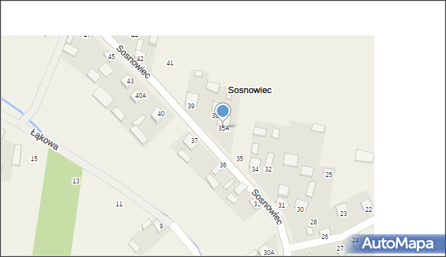 Sosnowiec, Sosnowiec, 35A, mapa Sosnowca