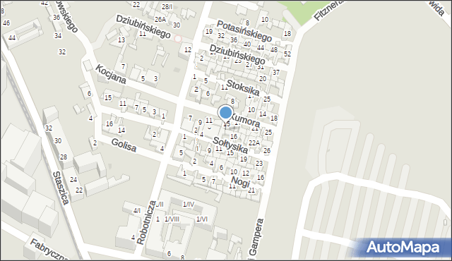 Sosnowiec, Sołtysika Antoniego, 12, mapa Sosnowca