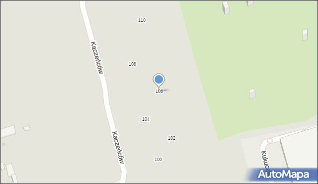 Sosnowiec, Sokolska, 106, mapa Sosnowca