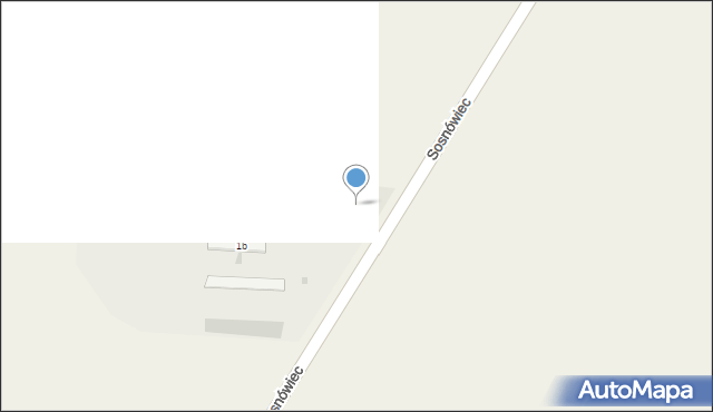 Sosnówiec, Sosnówiec, 1a, mapa Sosnowca