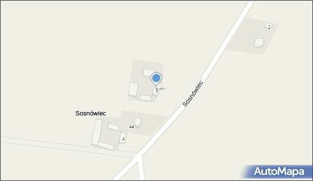 Sosnówiec, Sosnówiec, 3, mapa Sosnowca