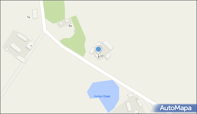 Sosnówiec, Sosnówiec, 9, mapa Sosnowca