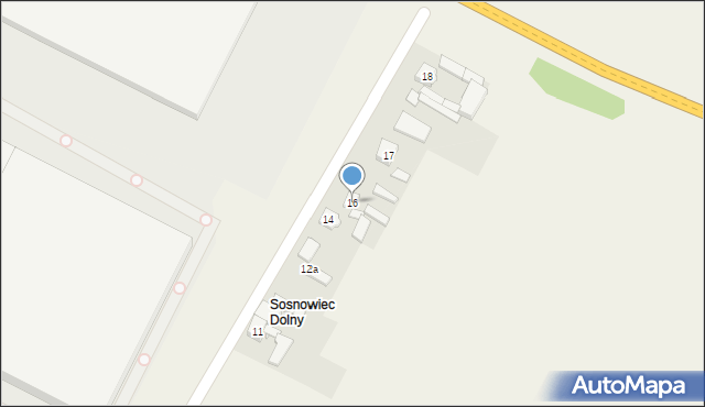 Sosnowiec, Sosnowiec, 16, mapa Sosnowca