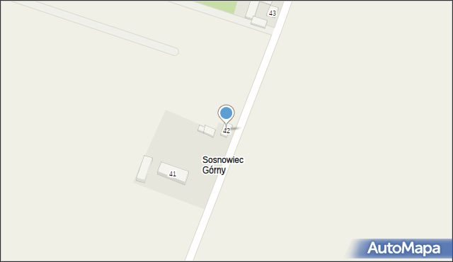 Sosnowiec, Sosnowiec, 42, mapa Sosnowca