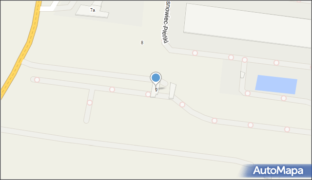 Sosnowiec-Pieńki, Sosnowiec-Pieńki, 9, mapa Sosnowiec-Pieńki