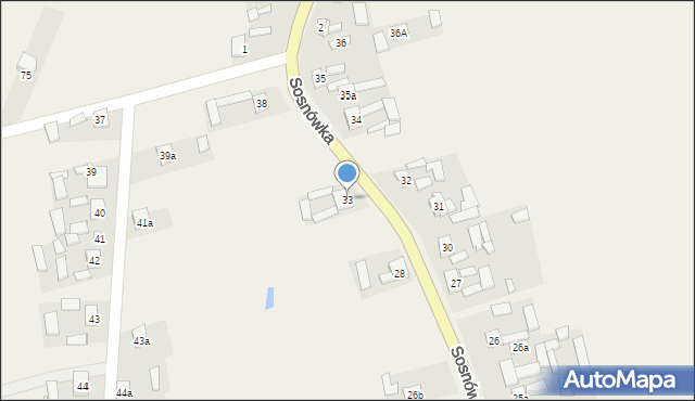 Sosnówka, Sosnówka, 33, mapa Sosnówka