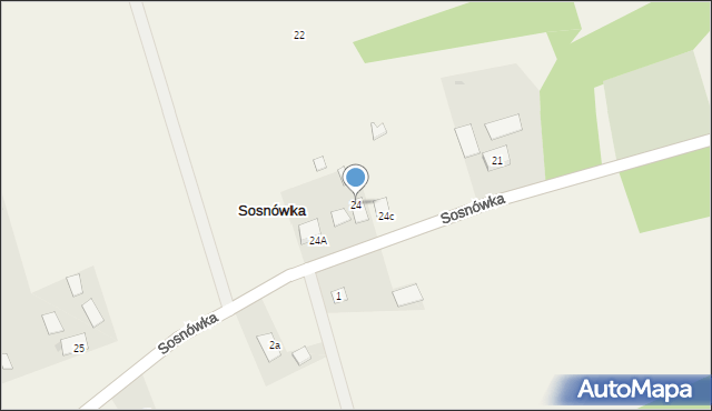 Sosnówka, Sosnówka, 24, mapa Sosnówka