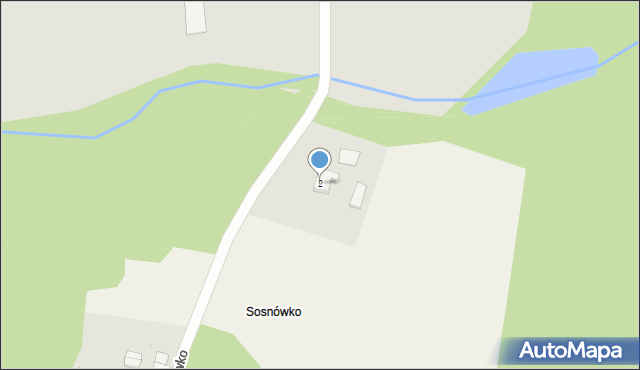 Sosnówko, Sosnówko, 2, mapa Sosnówko