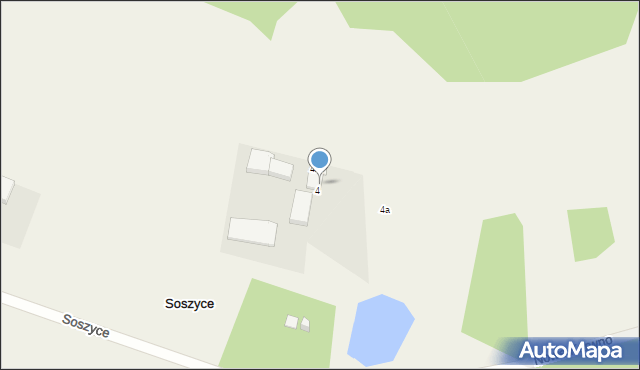 Soszyce, Soszyce, 4/1, mapa Soszyce