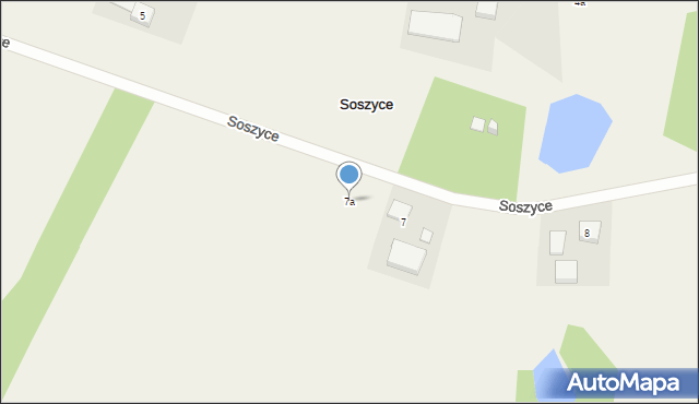 Soszyce, Soszyce, 7a, mapa Soszyce