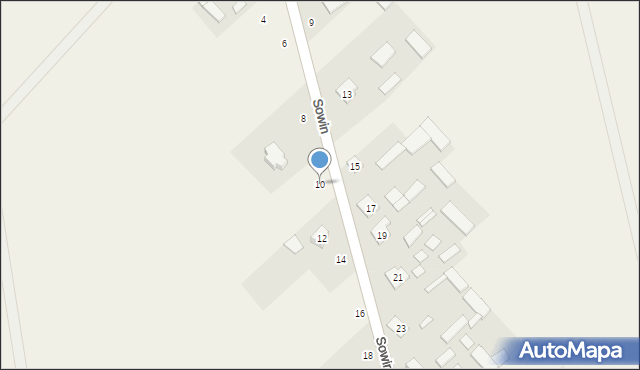 Sowin, Sowin, 10, mapa Sowin