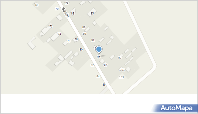 Sowin, Sowin, 95, mapa Sowin