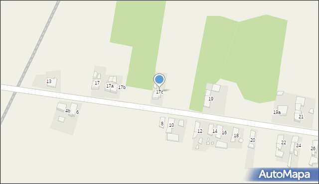 Sowin, Sowin, 17c, mapa Sowin