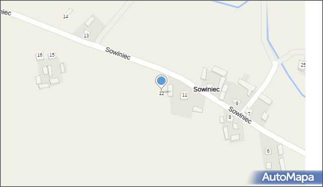 Sowiniec, Sowiniec, 12, mapa Sowiniec