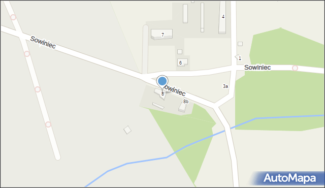 Sowiniec, Sowiniec, 8, mapa Sowiniec