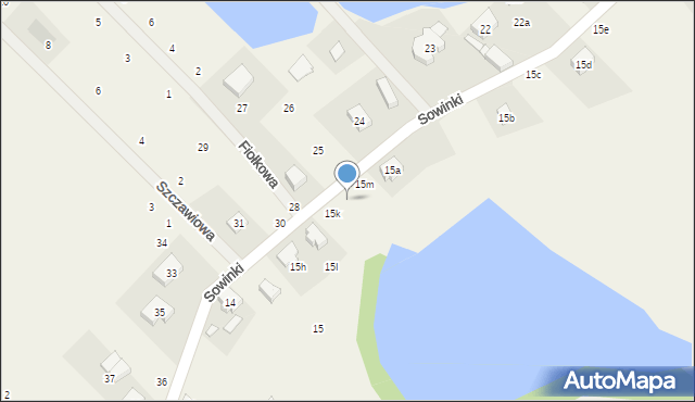 Sowinki, Sowinki, 15l, mapa Sowinki