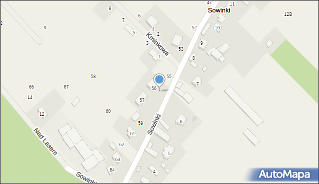 Sowinki, Sowinki, 57A, mapa Sowinki