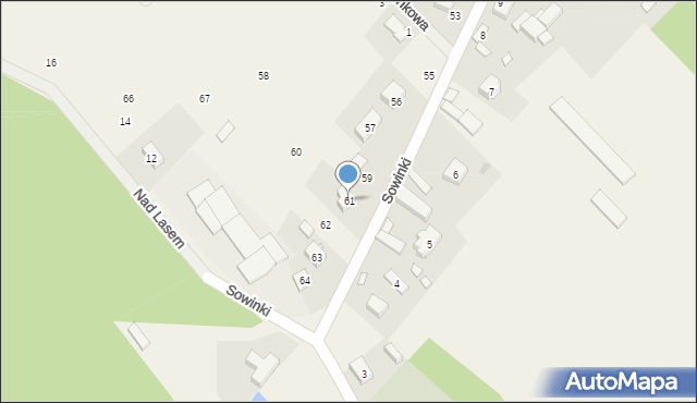 Sowinki, Sowinki, 61, mapa Sowinki