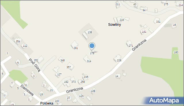 Sowliny, Sowliny, 178, mapa Sowliny
