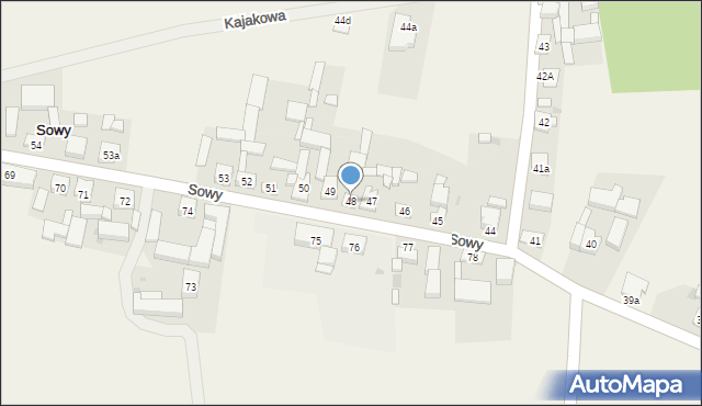Sowy, Sowy, 48, mapa Sowy