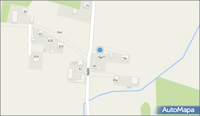 Sowy, Sowy, 79a, mapa Sowy