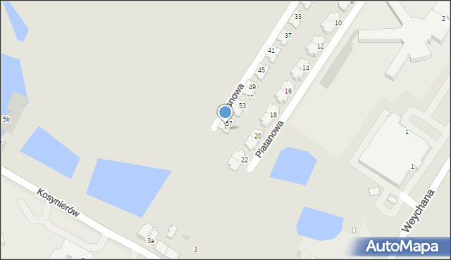 Środa Wielkopolska, Sosnowa, 59, mapa Środa Wielkopolska