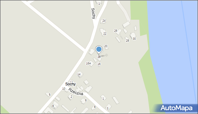 Stalowa Wola, Sochy, 18, mapa Stalowa Wola