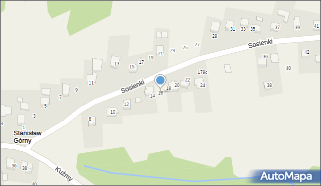 Stanisław Górny, Sosienki, 16, mapa Stanisław Górny
