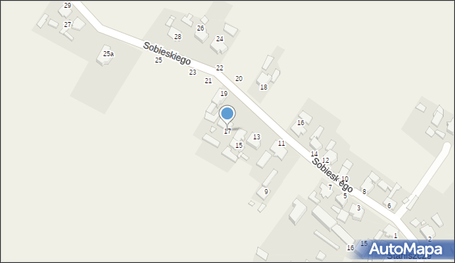 Staniszcze Wielkie, Sobieskiego, 17, mapa Staniszcze Wielkie