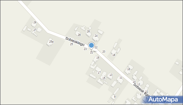 Staniszcze Wielkie, Sobieskiego, 21, mapa Staniszcze Wielkie