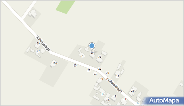 Staniszcze Wielkie, Sobieskiego, 26, mapa Staniszcze Wielkie