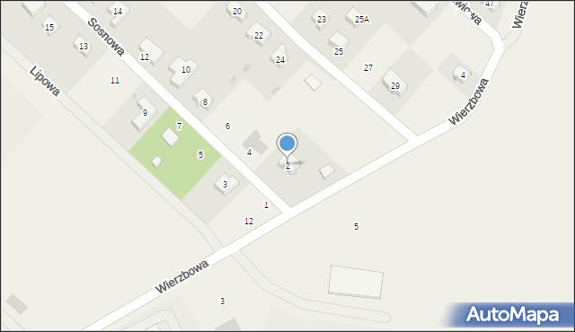 Stanowice, Sosnowa, 2, mapa Stanowice