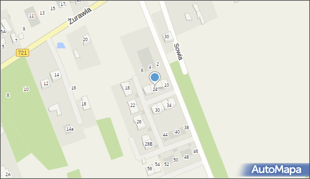 Stefanówka, Sowia, 14, mapa Stefanówka
