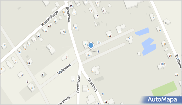 Strzelin, Sosnowa, 3b, mapa Strzelin