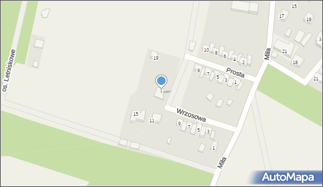 Studzienice, Sosnowa, 23, mapa Studzienice