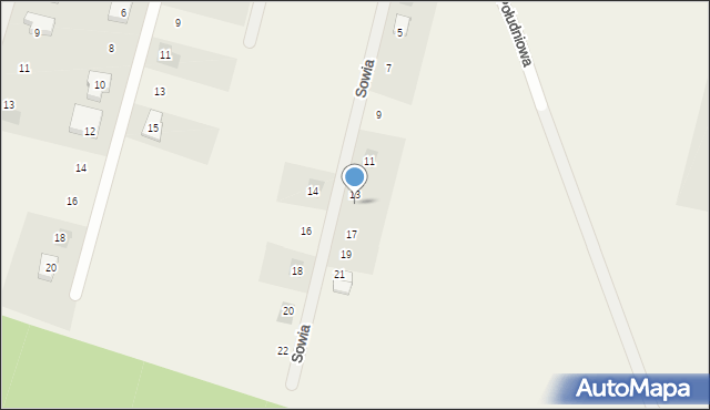 Sucha Górna, Sowia, 15, mapa Sucha Górna