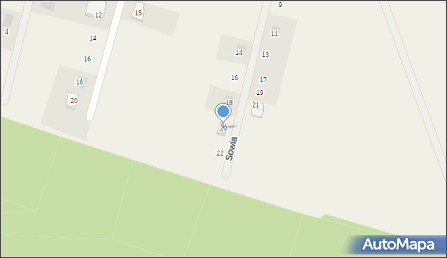 Sucha Górna, Sowia, 20, mapa Sucha Górna